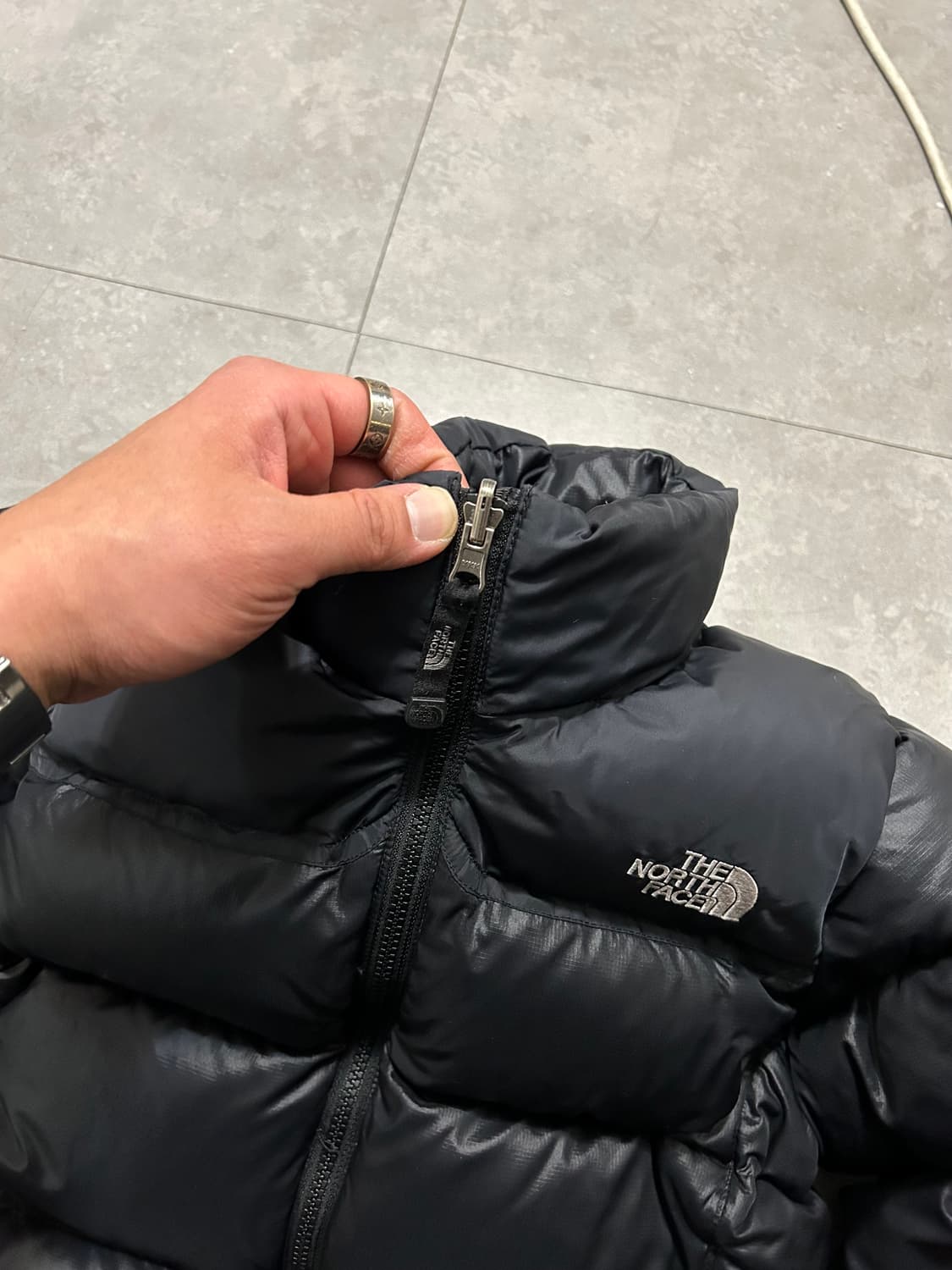 노스페이스  눕시  700  블랙 컬러  구스다운패딩 상품이미지10