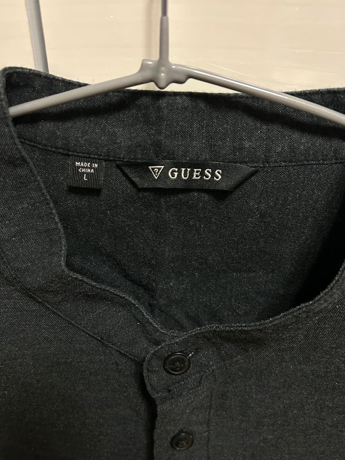 GUESS 남성 배색 셔츠 L (실측100) 상품이미지2