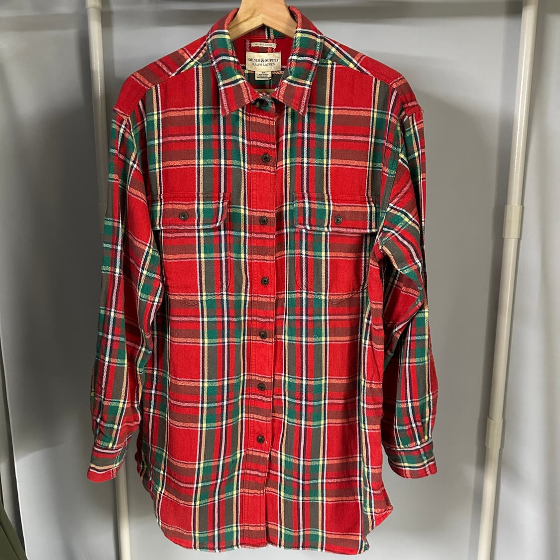 데님 앤 서플라이 체크 셔츠 상품이미지1