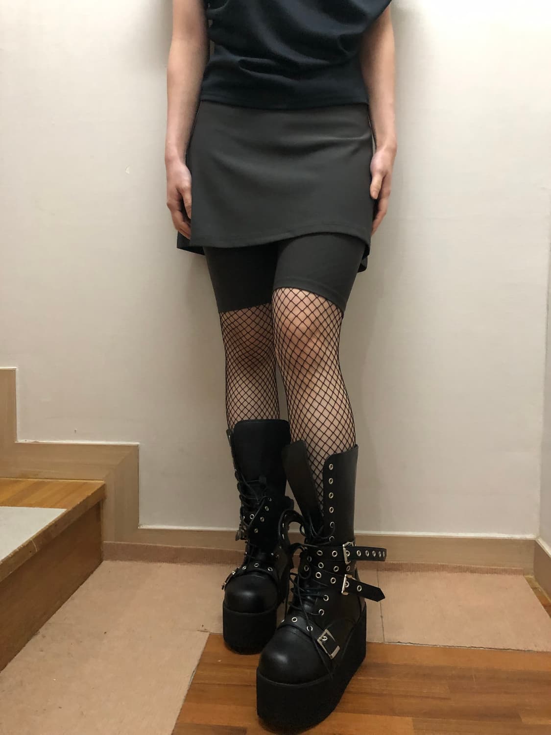 빈티지 그레이 레이어드 팬츠 상품이미지6