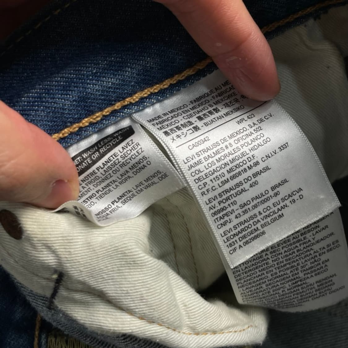 32 리바이스 501 CT 청바지 상품이미지3