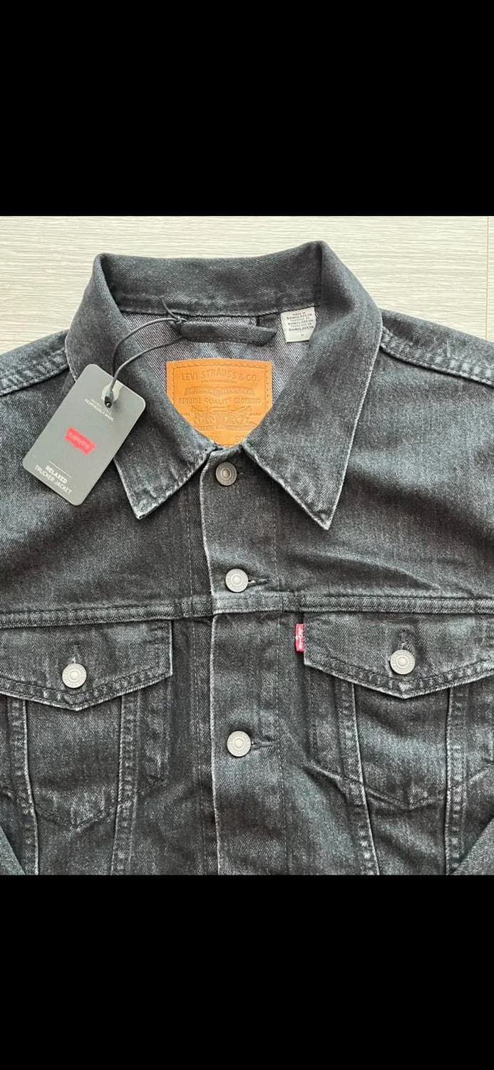 (새상품) 리바이스 3세대 블랙 트러커 프리미엄 라인 데님 자켓 상품이미지3