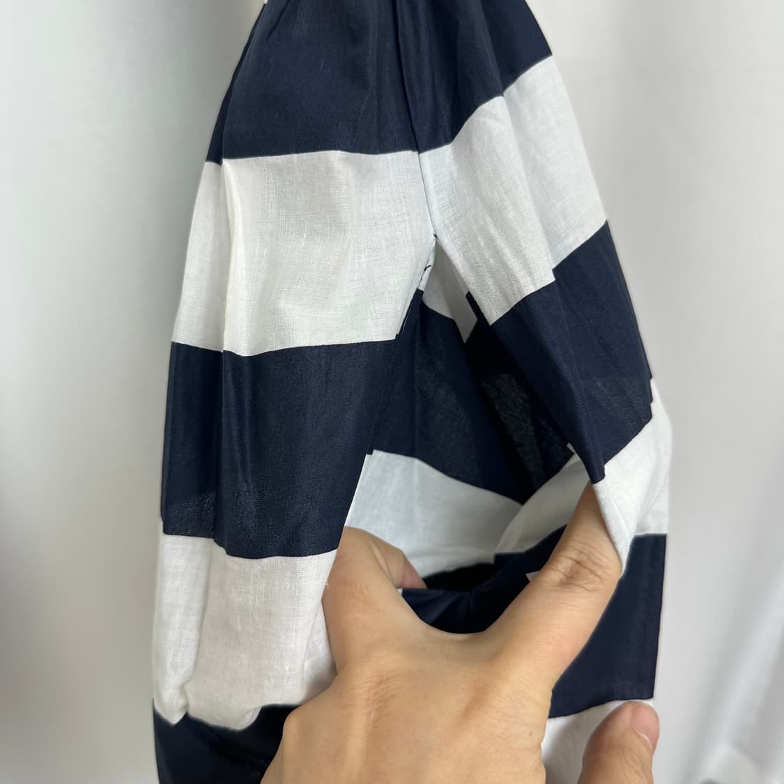   힐피거데님 여자 스트라이프 미니 탑원피스 S 때 상품이미지6