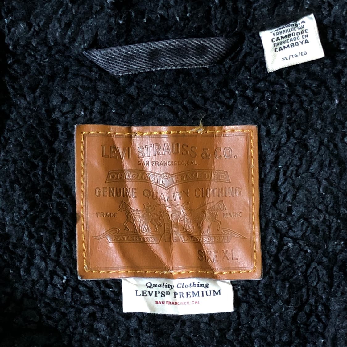 쉐르파 데님 트럭커 자켓 상품이미지4