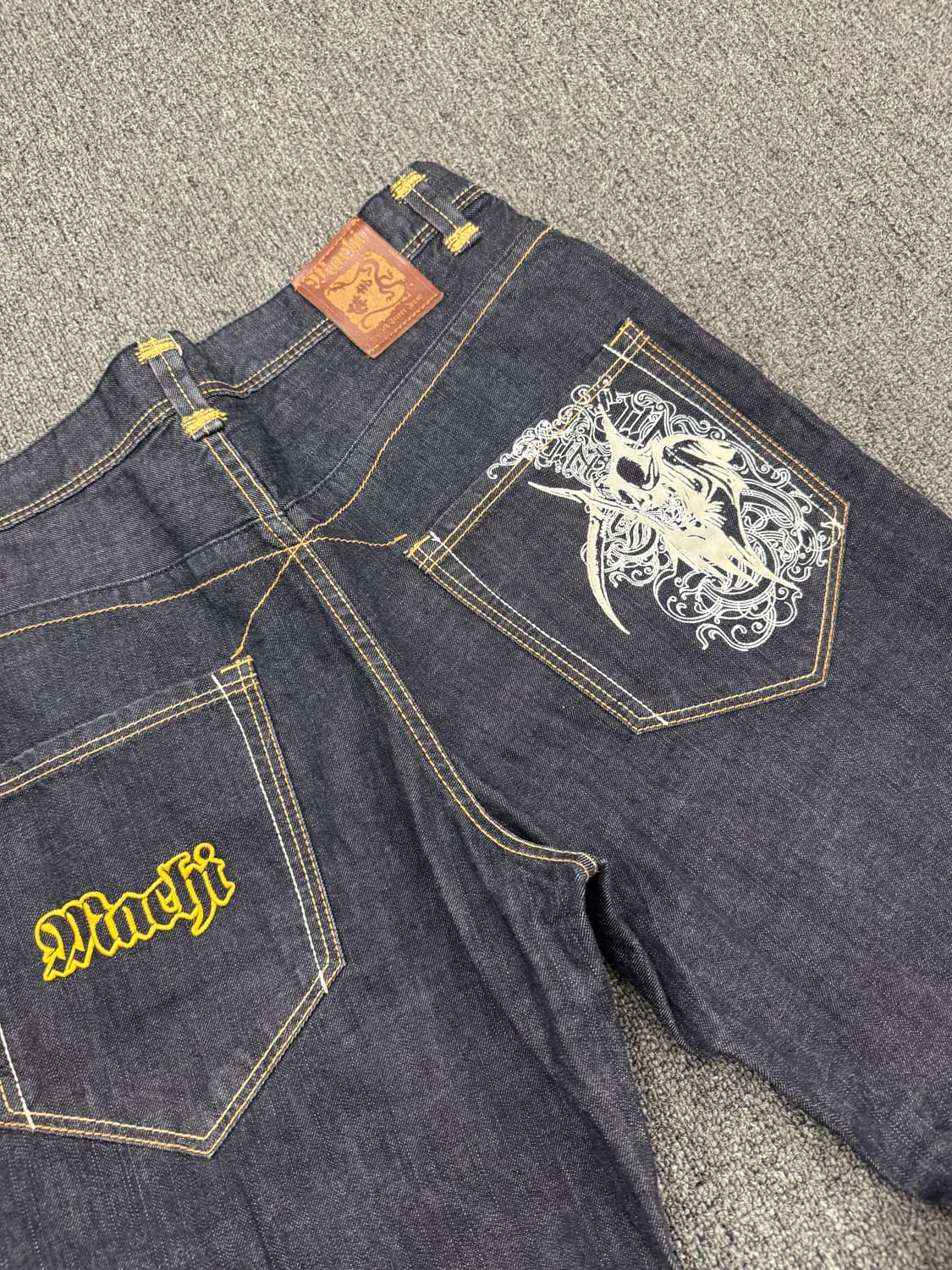 5th Street 빈티지 포켓자수 올드스쿨 힙합팬츠 데님팬츠 상품이미지7