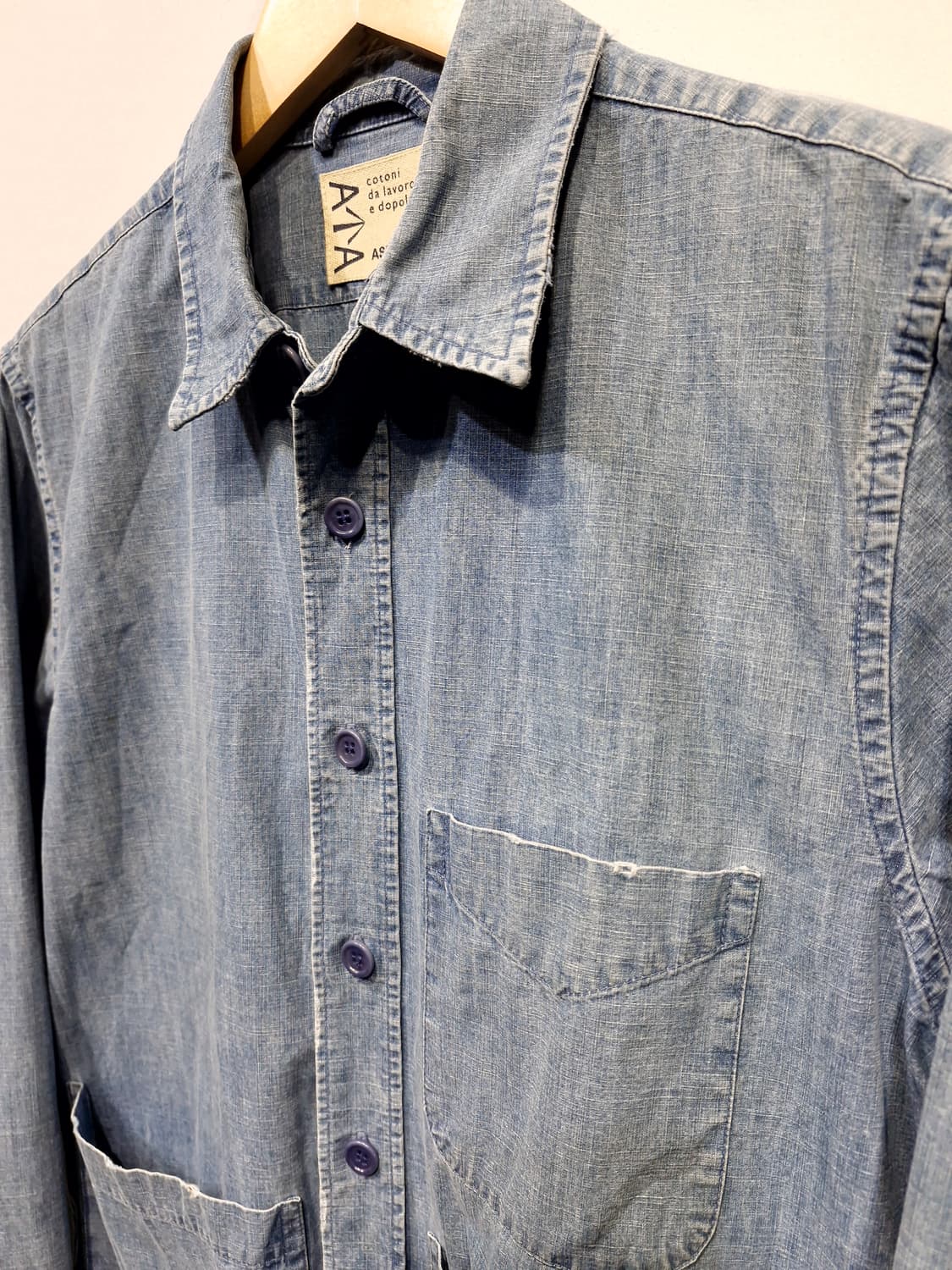 ASPESI 아스페시 유틸리티 투포켓 셔츠 자켓 상품이미지3