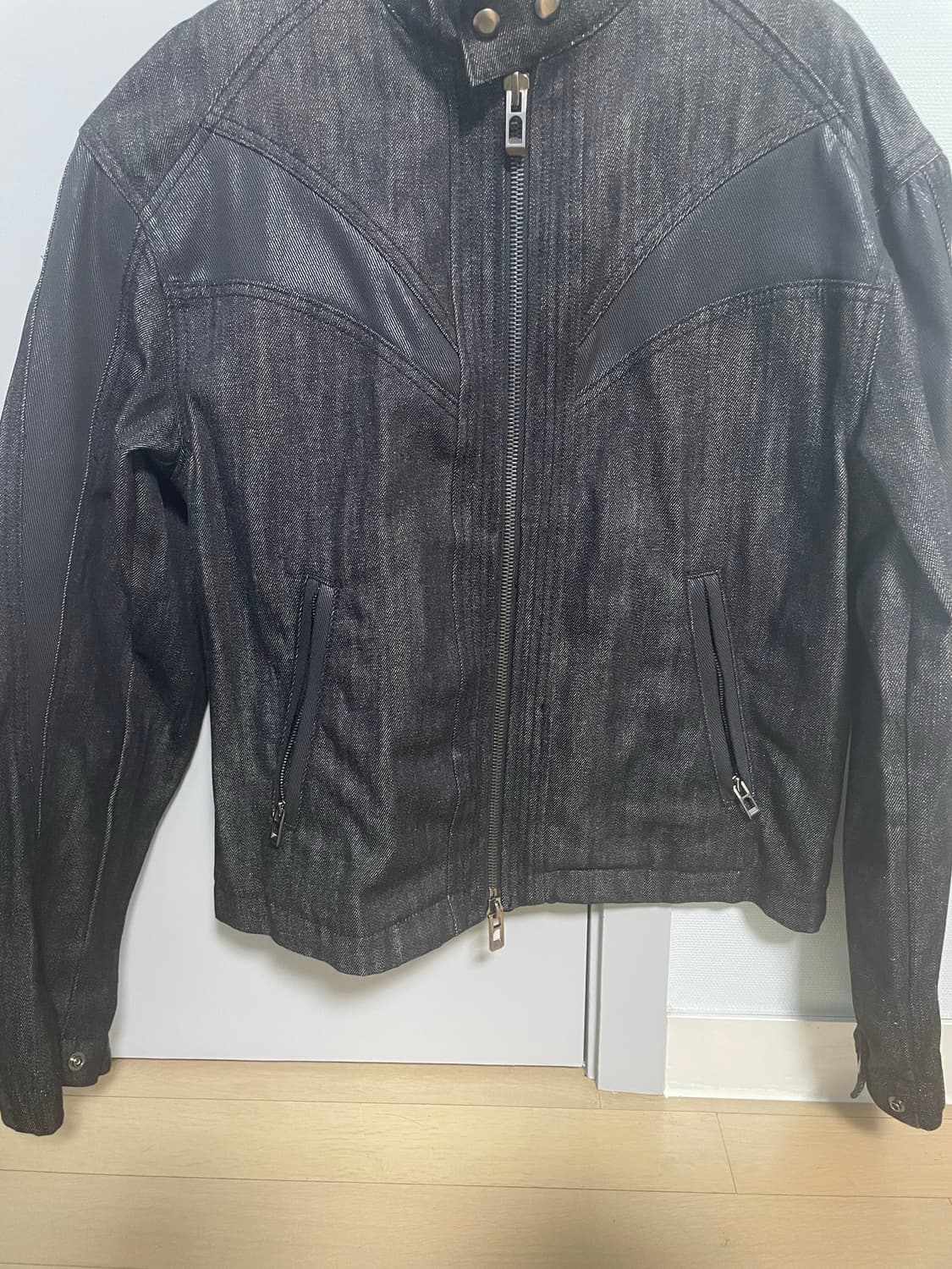 메종미네드 사이클 바이커 데님 자켓 상품이미지6