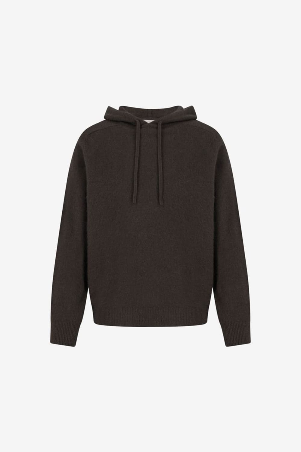 아모멘토 25FW 라쿤 후드 니트 브라운 L 상품이미지1