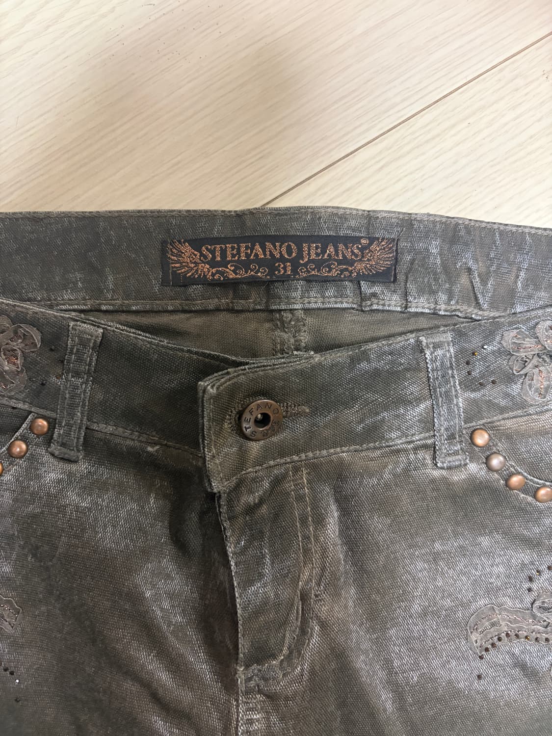 스테파노 진 스키니 코팅진 상품이미지4