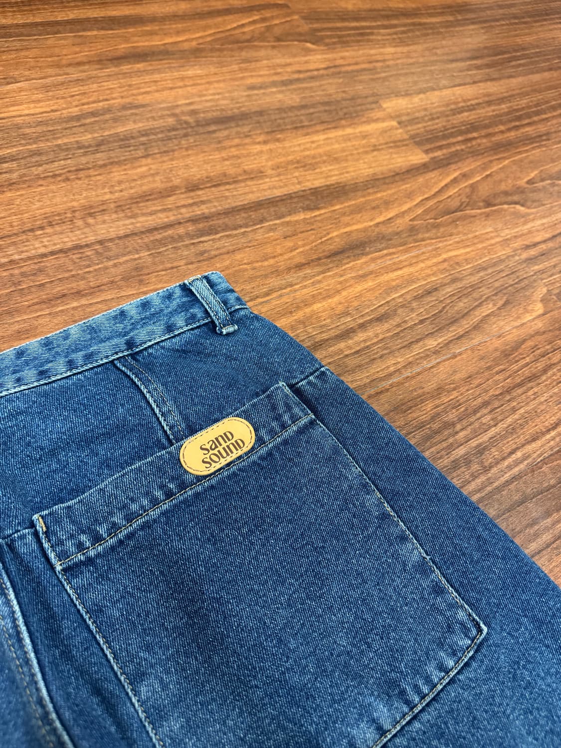 샌드사운드 남성 와이드 데님팬츠 상품이미지7