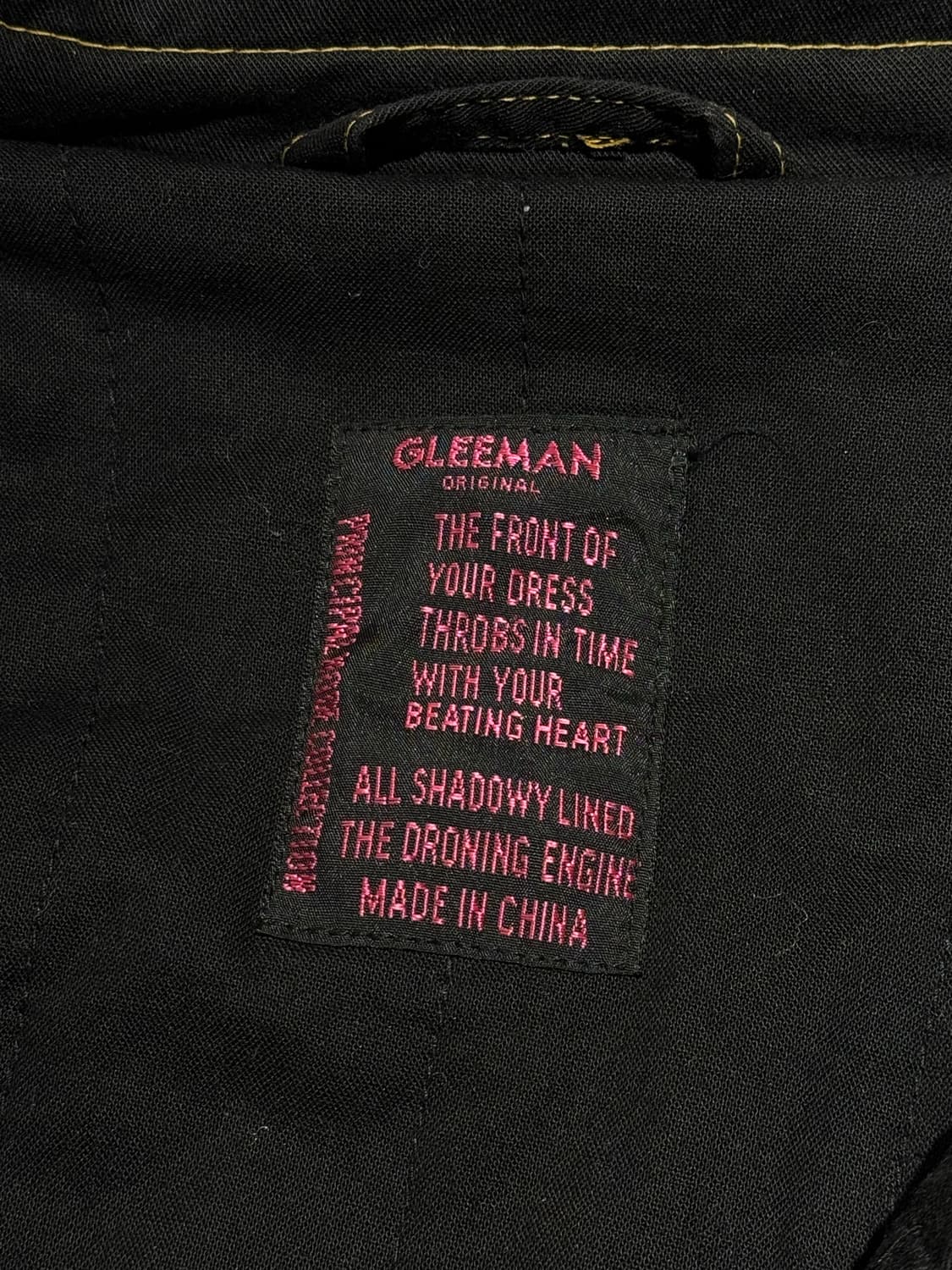 Gleeman 언발란스 디테일 스티치 봄버자켓 상품이미지7