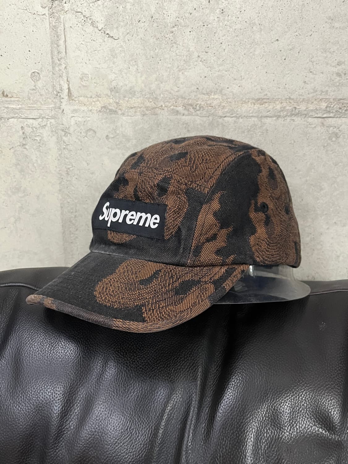 Supreme Flames Jacquard Denim Camp Cap 상품이미지2