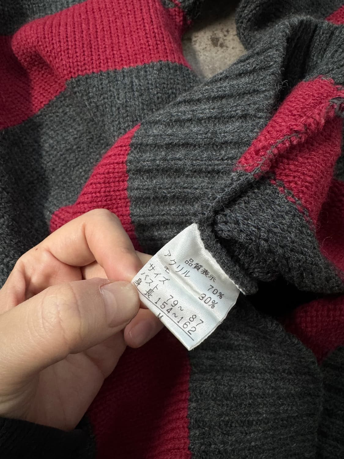 애니멀 이어 디테일 후디드 미튼 커프스 울 니트 상품이미지4