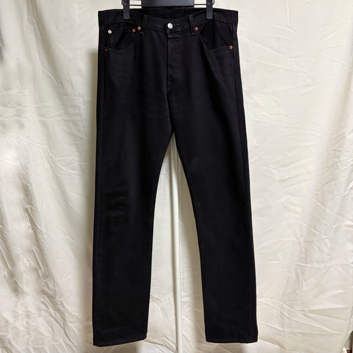 리바이스 501 스트레이트 블랙 팬츠 / W33, L34 상품이미지1