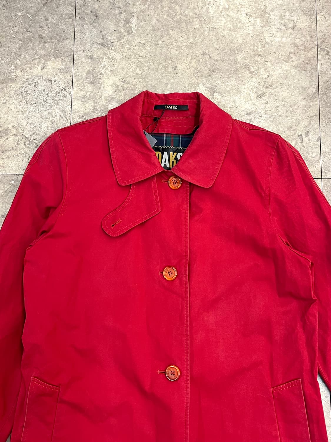 닥스 트렌치 코트 레드 #csz3020 상품이미지4