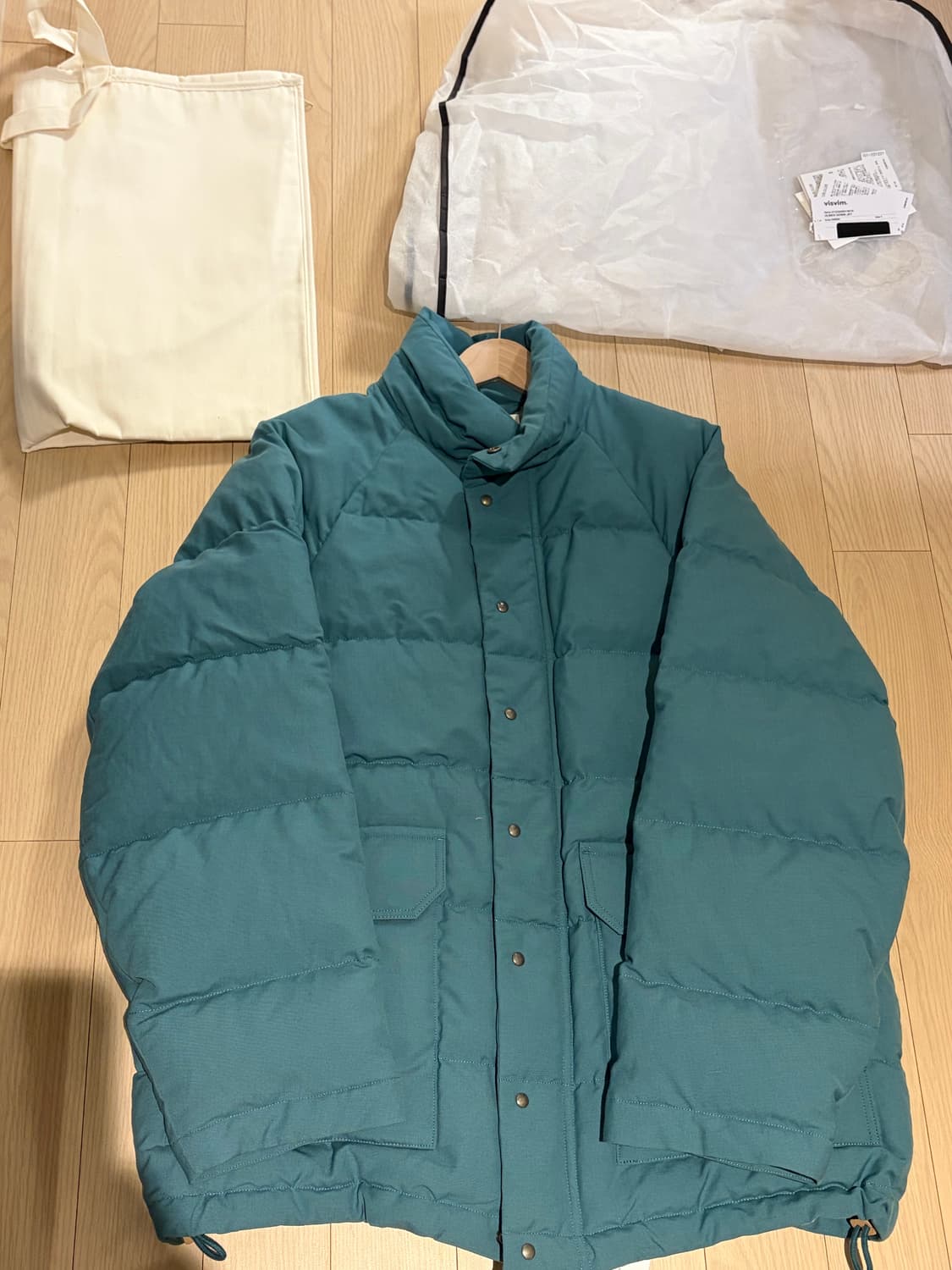 [새제품, 3] 비즈빔 visvim 울머 다운 그린 상품이미지1