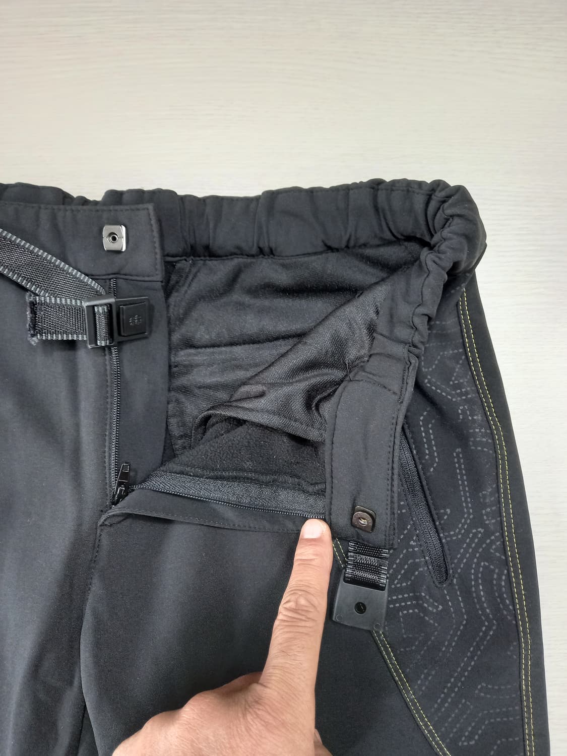 27 KOLON Kor 기모 스판 등산바지 블랙 27-597 상품이미지6