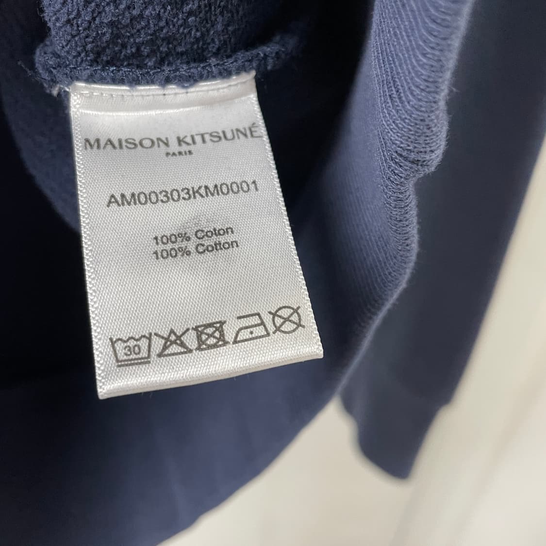 메종키츠네 네이비 폭스 맨투맨 새상품 L 상품이미지6