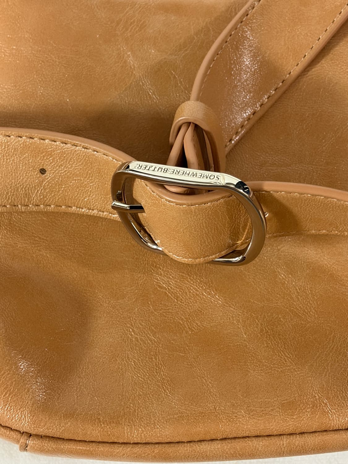 썸웨어버터 fle two-way bag - caramel 상품이미지4