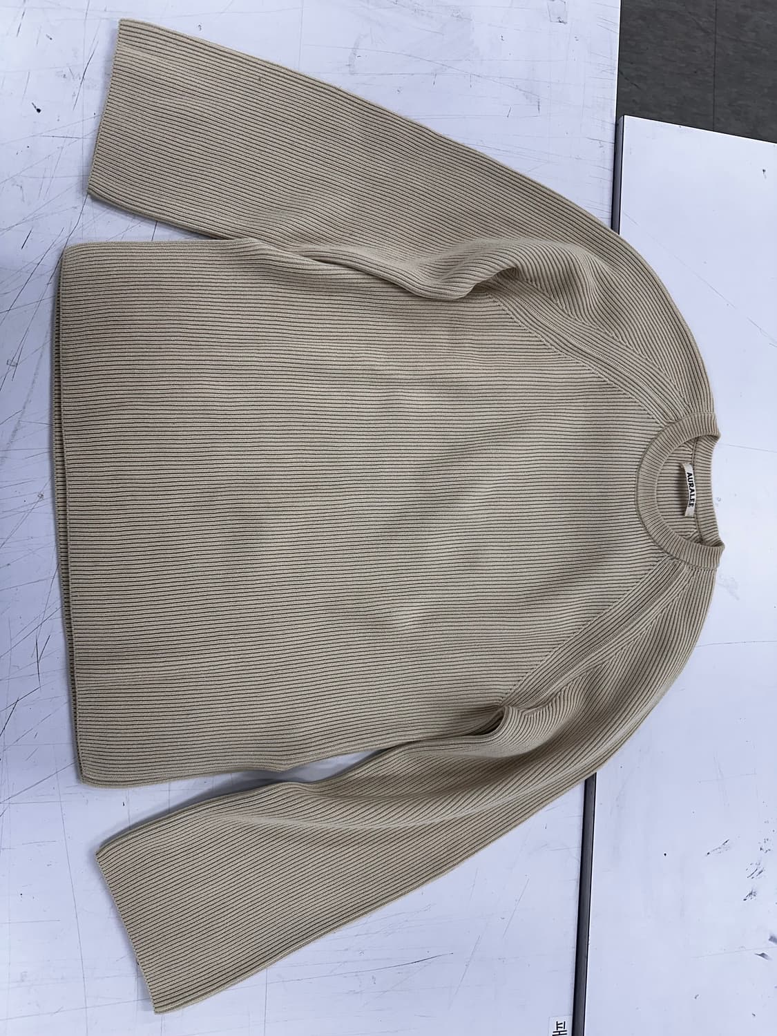 오라리 코튼 니트  상품이미지4