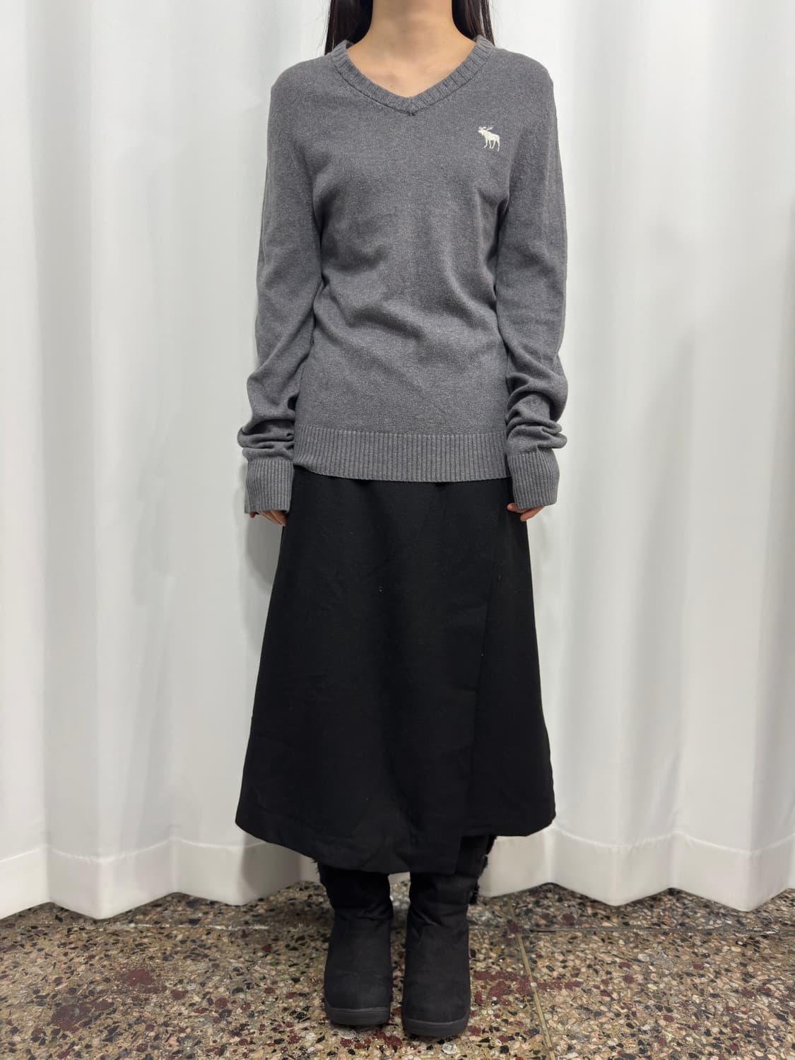 abercrombie logo knit 상품이미지2