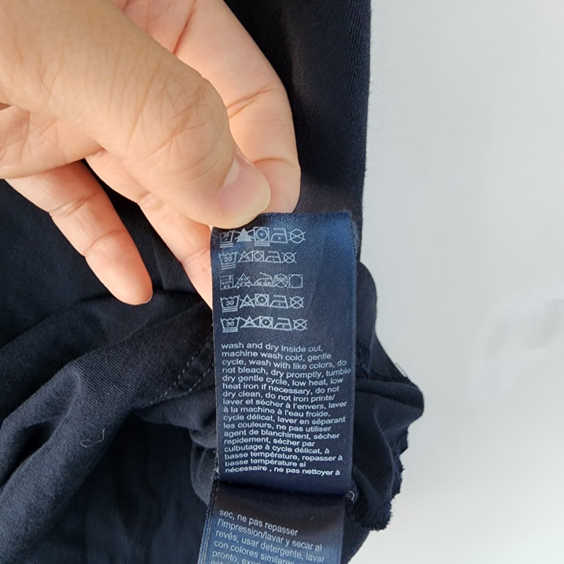 타미힐피거 네이비 반팔 티셔츠 상품이미지6