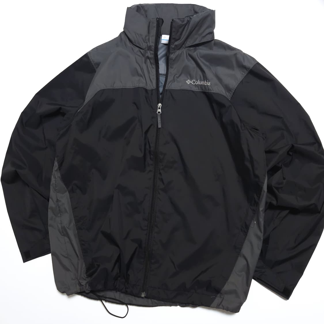 컬럼비아 나일론쉘 고프코어 바람막이 자켓 블랙그레이 상품이미지2