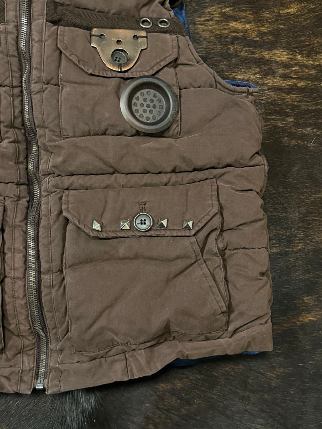 아포칼립스 디자인 패딩 베스트 상품이미지3