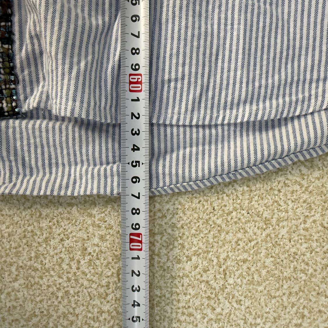 [S] 자라 베이직 여성 트위드 패널 셔츠 0107T1 상품이미지5