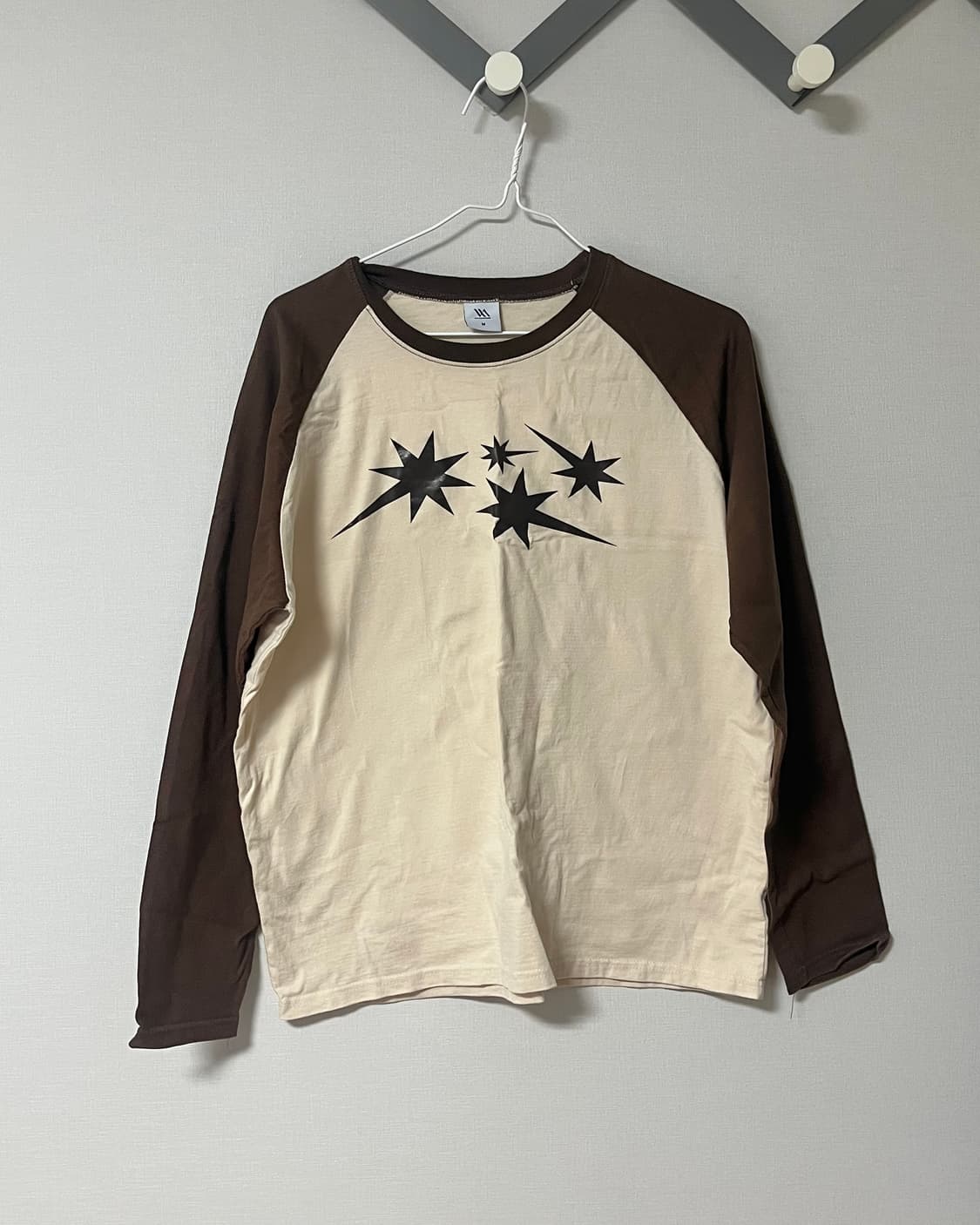 벤힛 milky way 레글런 롱슬리브 크림브라운 상품이미지2