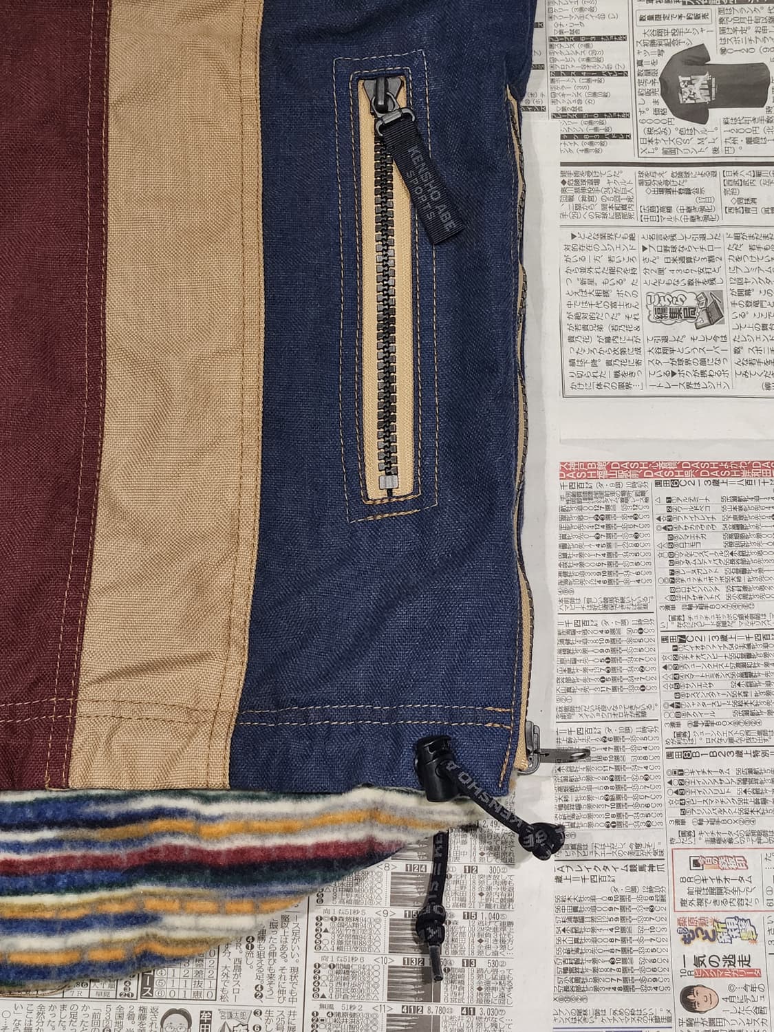 KENSHO ABE 리버시블 아노락 XL 상품이미지5