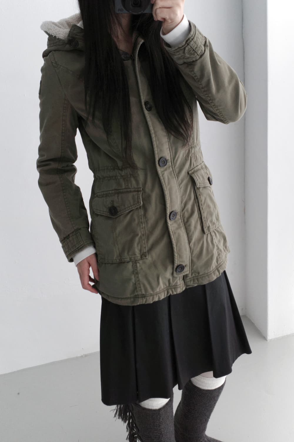 abercrombie) fur safari jacket 상품이미지7