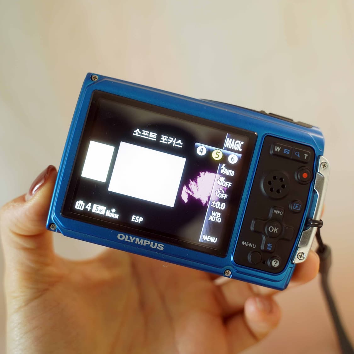 올림푸스 터프 TG-310 블루 Olympus Tough blue 상품이미지5