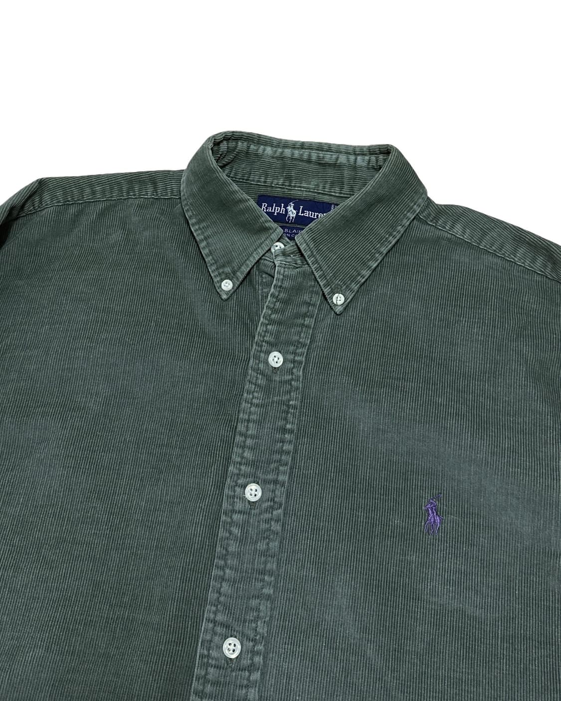 폴로 랄프로렌 그린 코듀로이 셔츠 상품이미지2