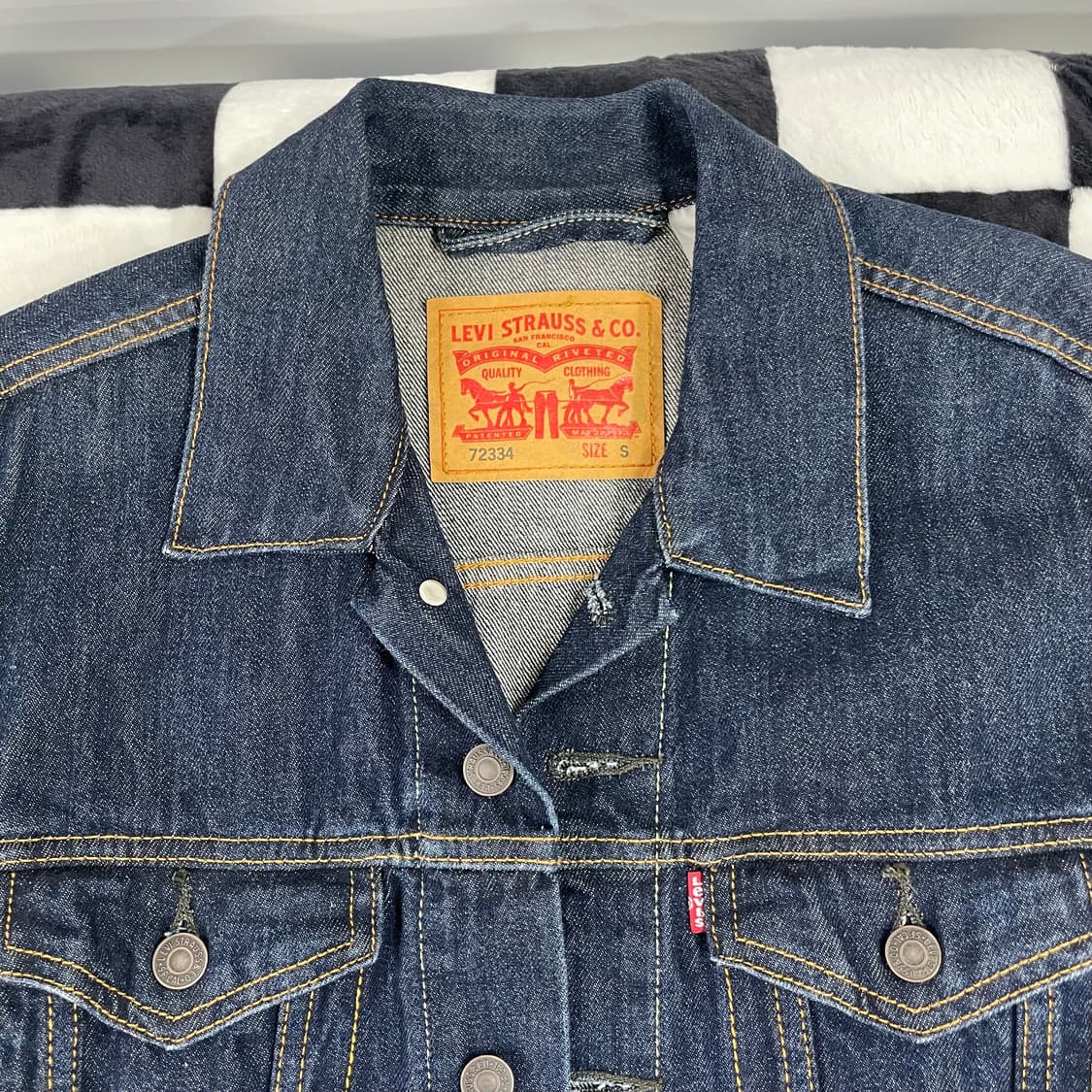 Levi's 리바이스 72334 데님 트러커 자켓 (s) 상품이미지2