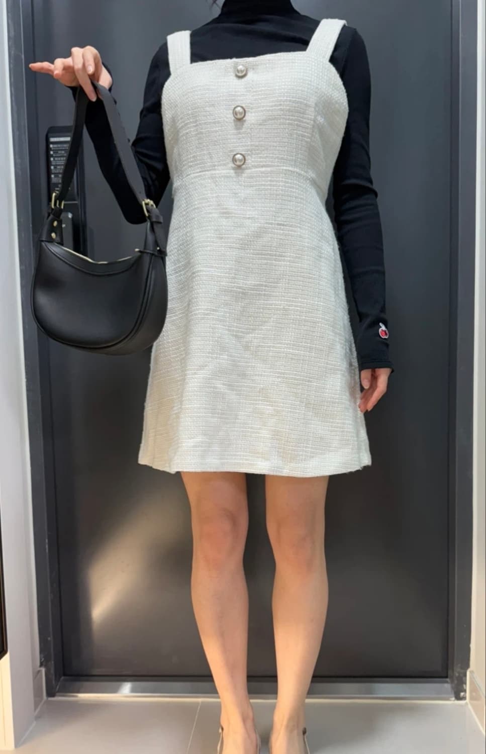 아이보리 트위드 원피스 상품이미지2