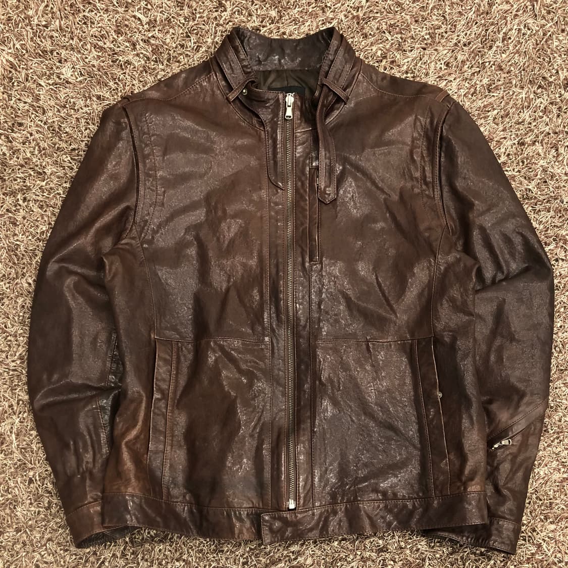 빈티지 양가죽 레더 가죽 자켓 상품이미지1