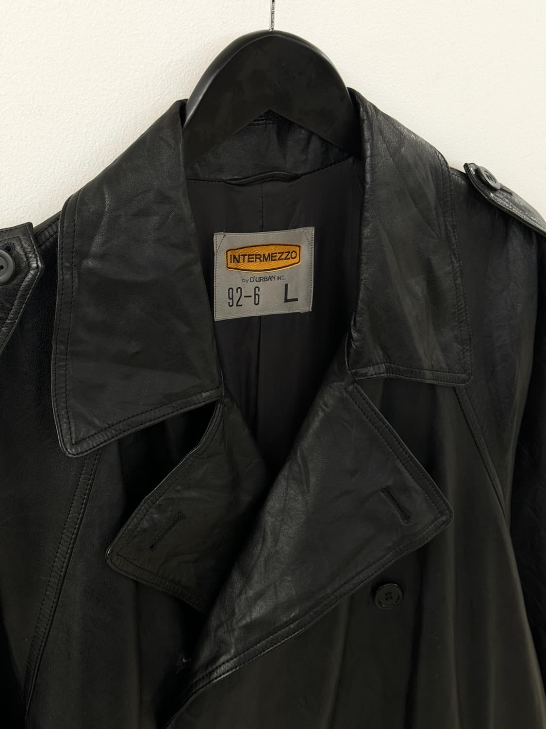 Leather trench coat 상품이미지7