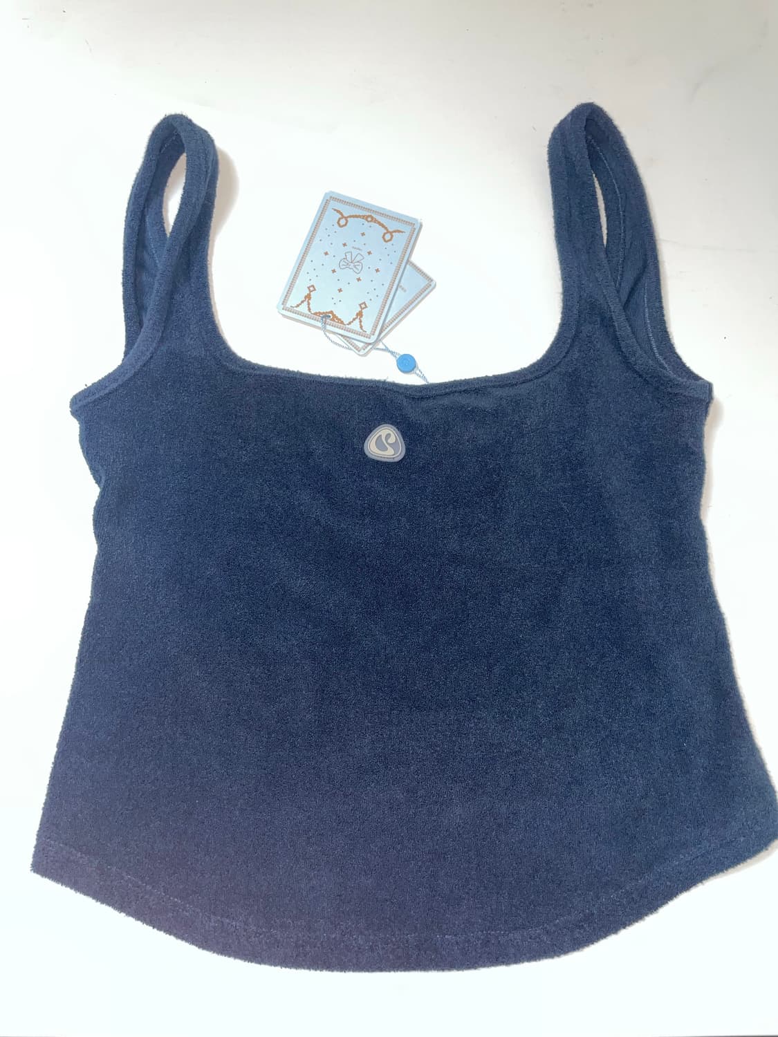 COZY SLEEVELESS NAVY 상품이미지2