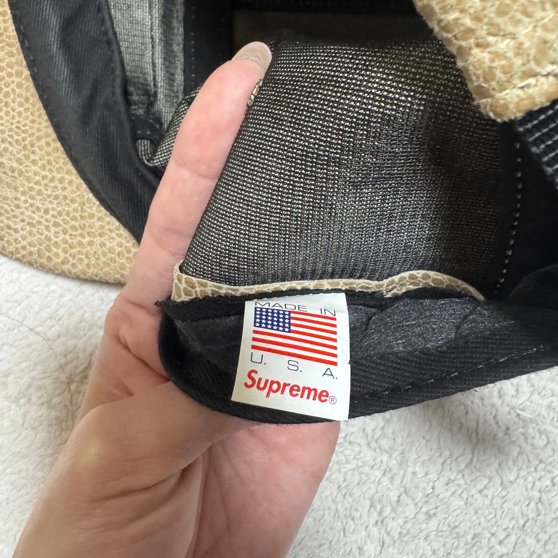 Supreme 파이톤 모자 상품이미지4