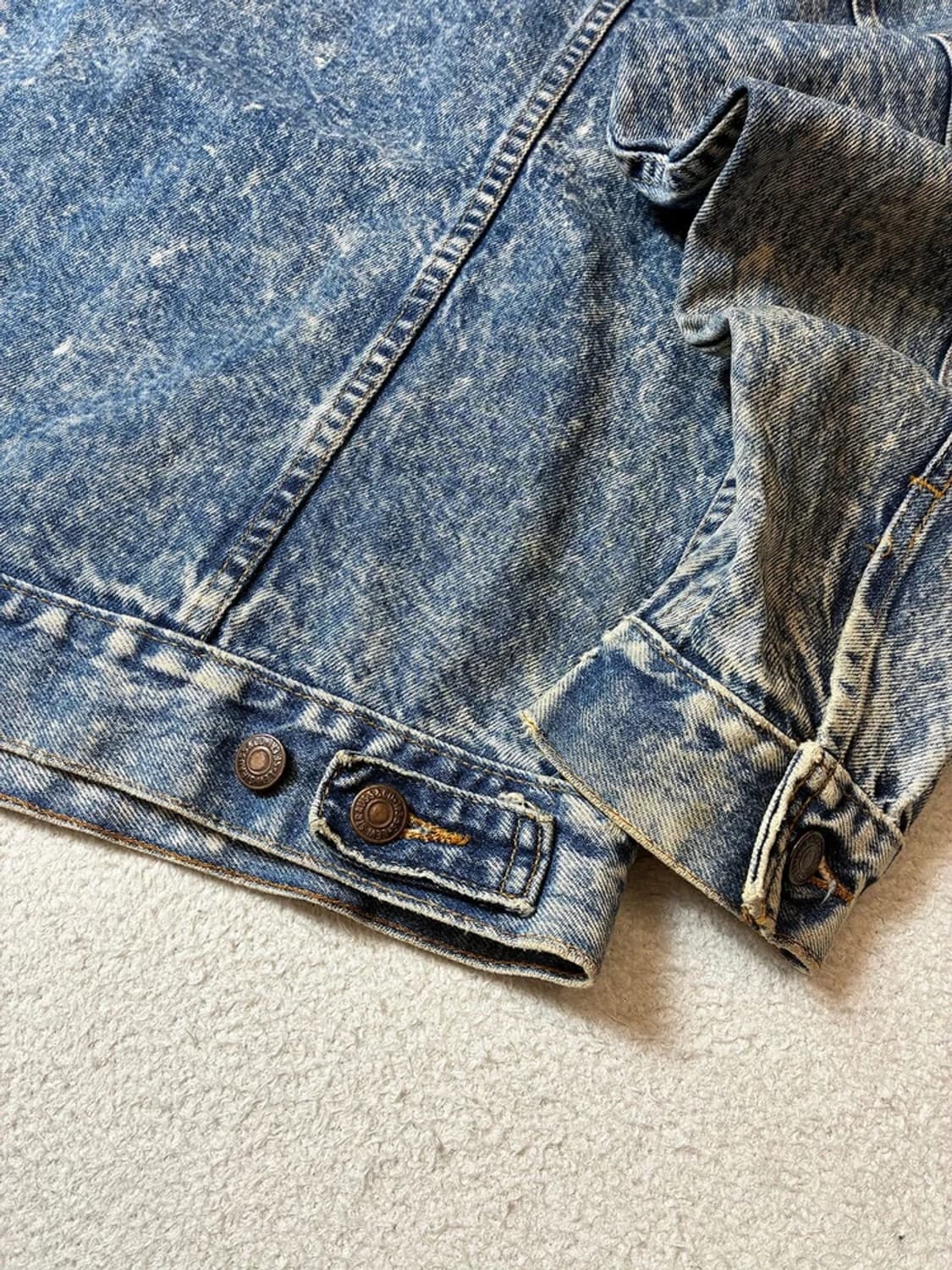 리바이스 80's USA 아이스워싱 트러커 데님 자켓 PN7965 상품이미지7