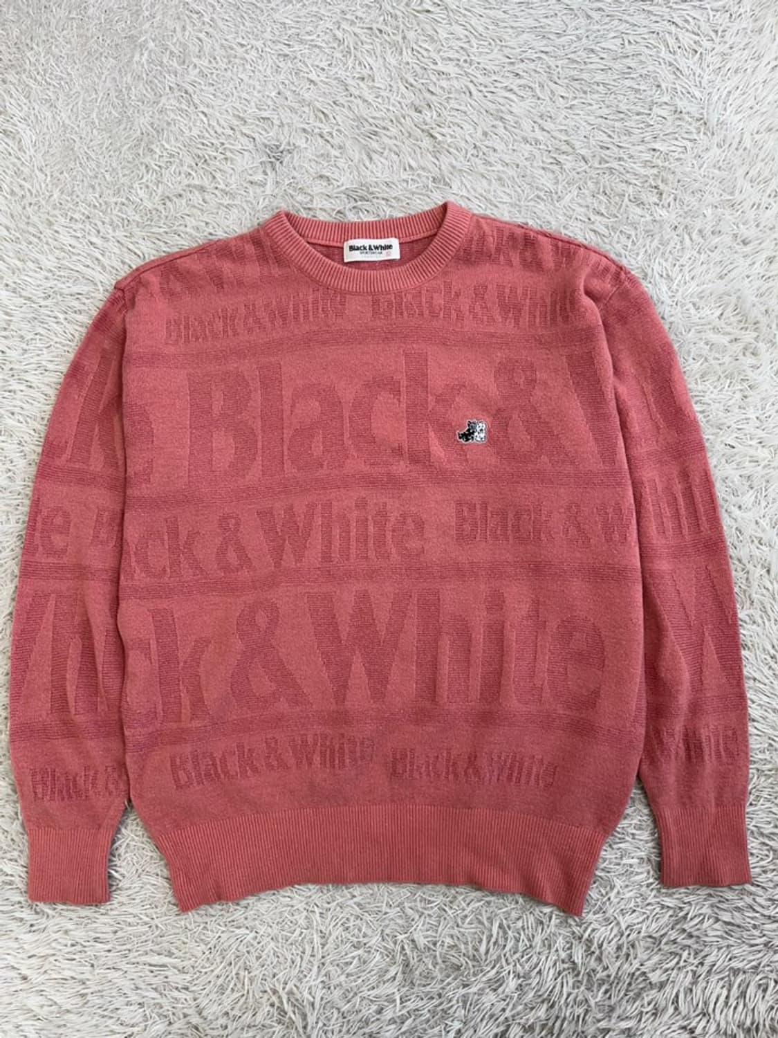 블랙앤화이트 니트/#309 상품이미지1