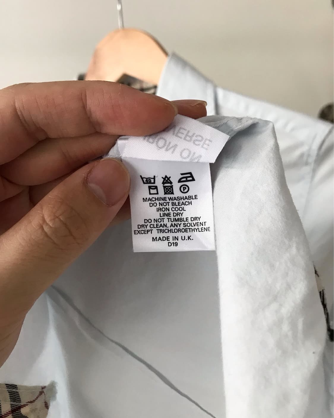 버버리 노바체크 소라 셔츠 상품이미지6