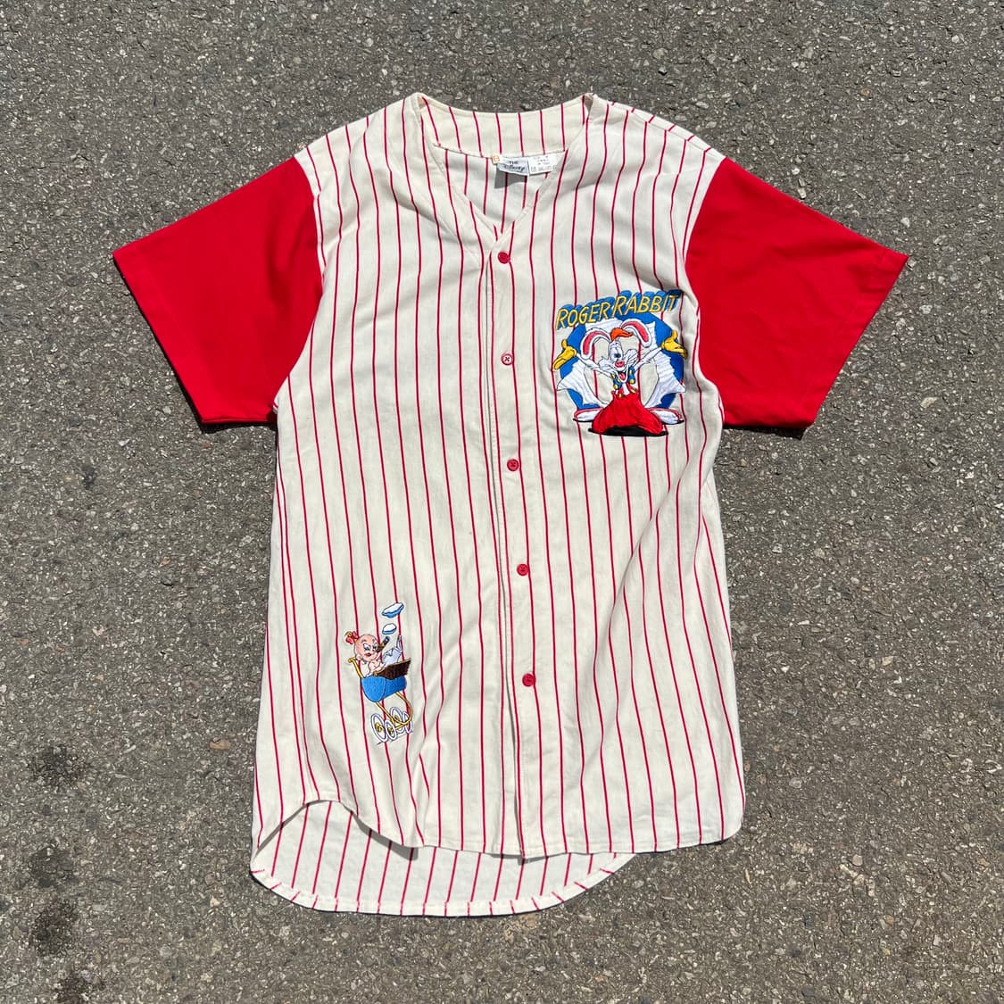 90‘s Roger Rabbit 코튼 베이스볼 저지 상품이미지1