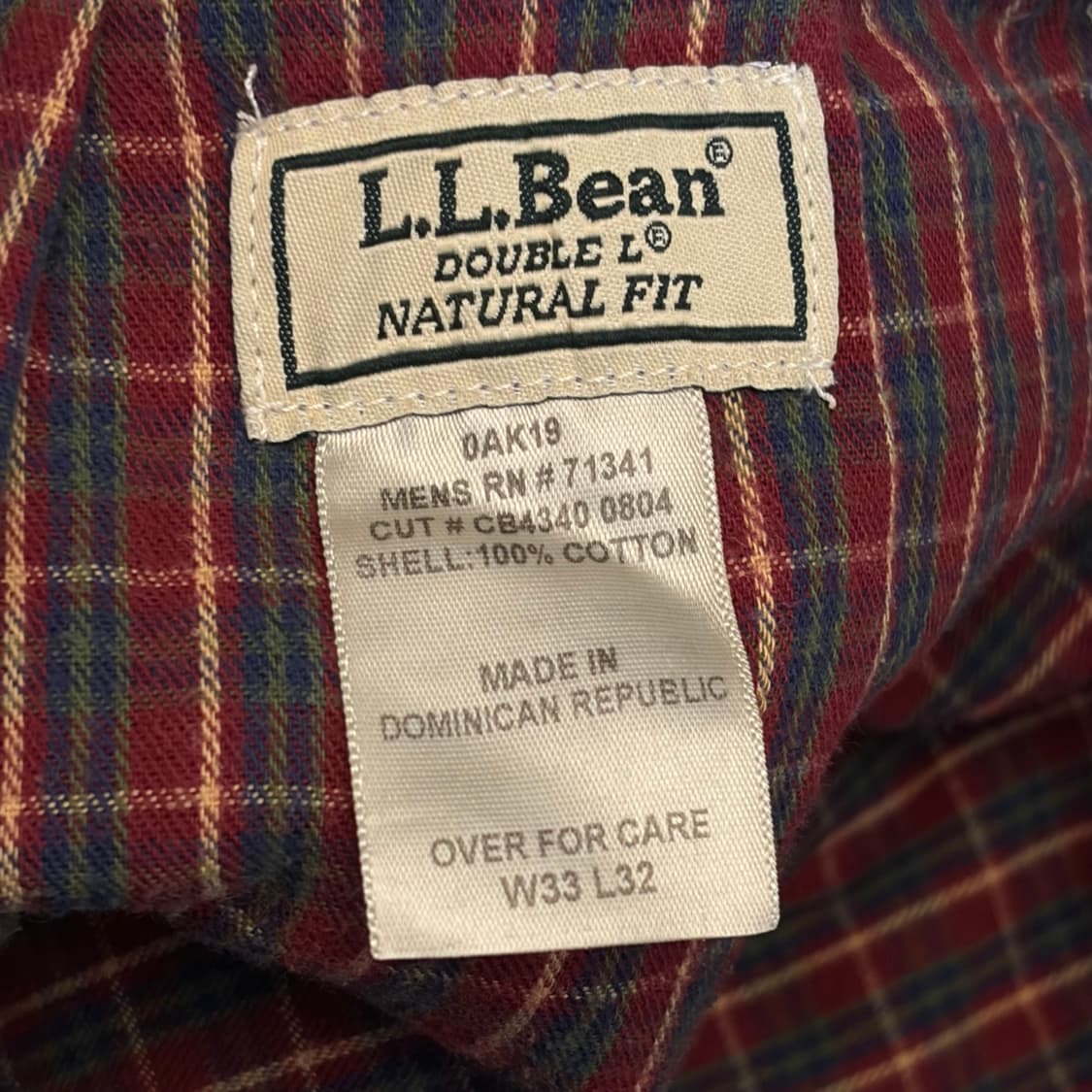 90s 미국 빈티지 엘엘빈 방한 안감 2중 면바지 상품이미지5