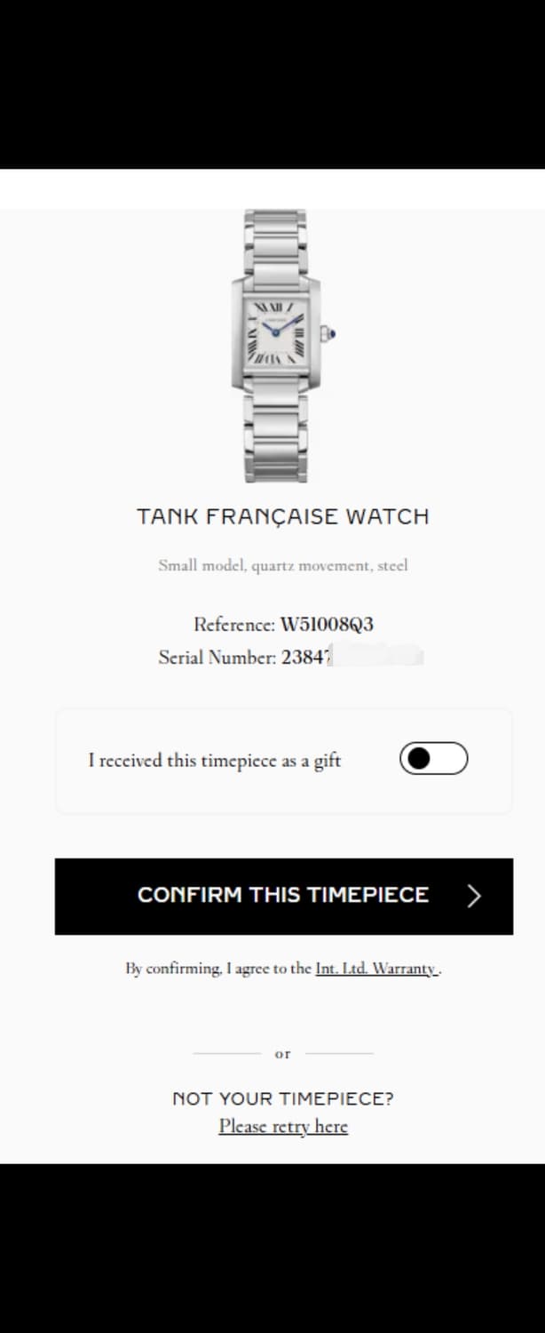 까르띠에 탱크 프랑세즈 스틸 스몰 상품이미지5