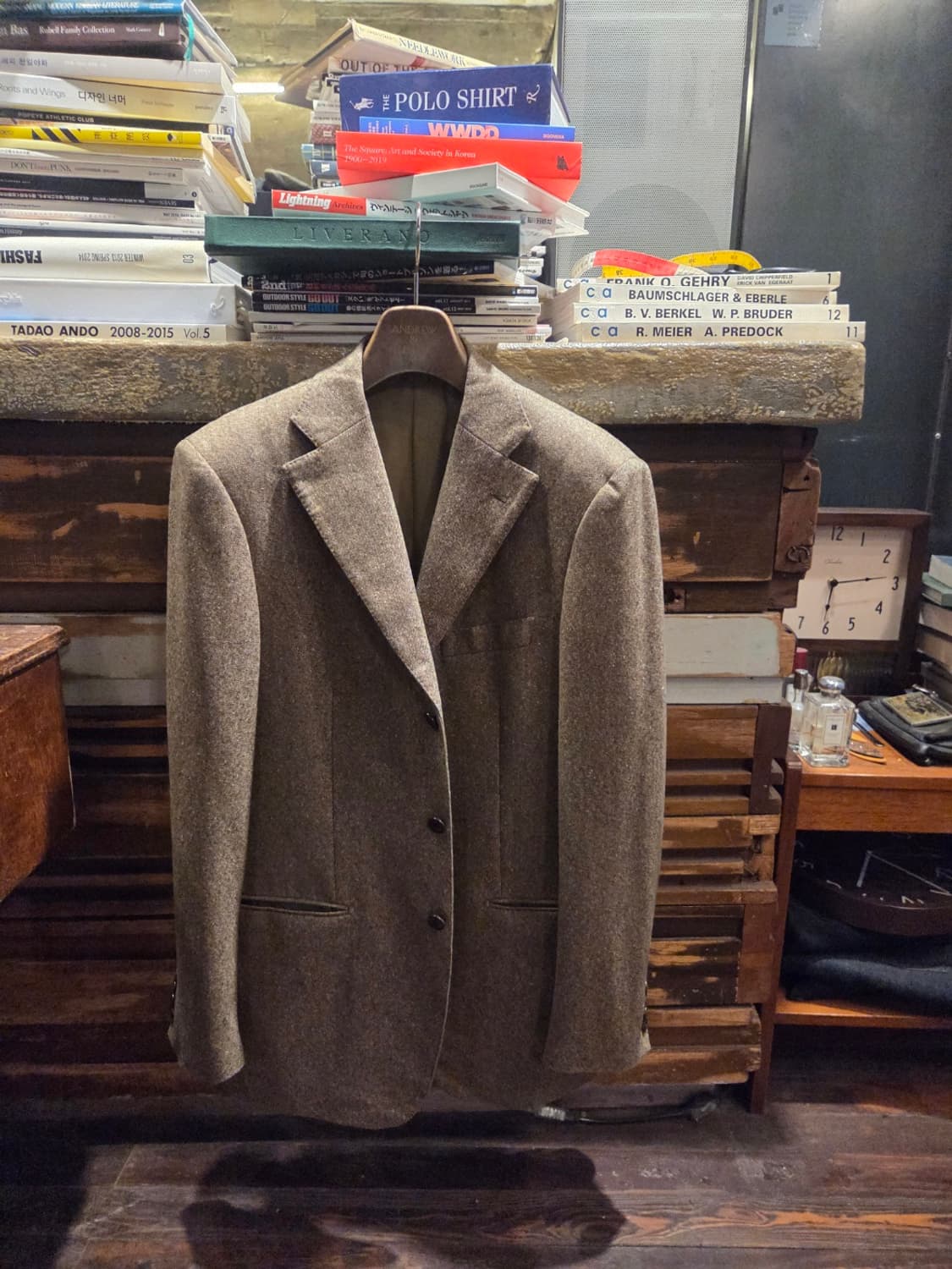 Inhale × exhale 도네갈 트위드자켓 상품이미지1