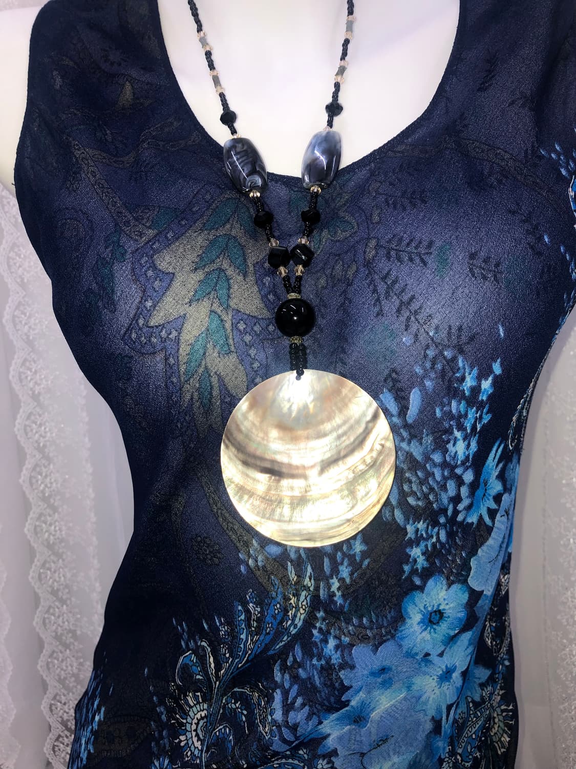 mother-of-pearl necklace 상품이미지2