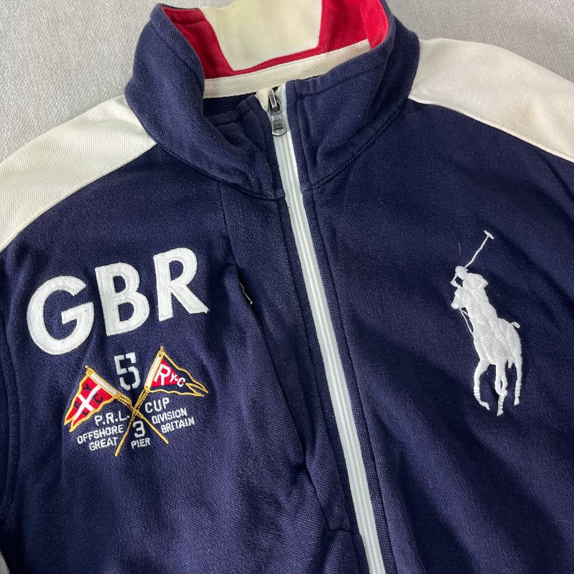 100 폴로랄프로렌 빅포니 GBR 레이싱 집업 상품이미지3