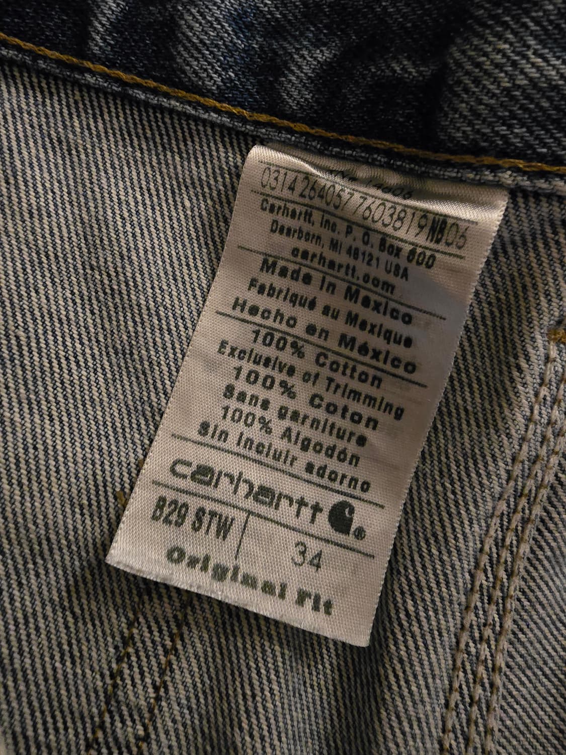 칼하트 카펜더반바지 상품이미지4